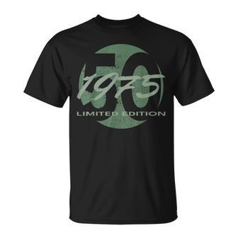 50E Anniversaire Hommes S 50 Ans 1975 Année De Naissanc T-Shirt - Cadeauxyz