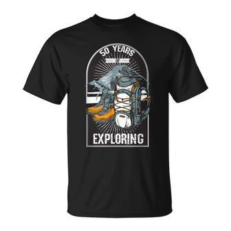 50th Birthday Tee For Hikers Milestone Birthday T-Shirt - Monsterry UK