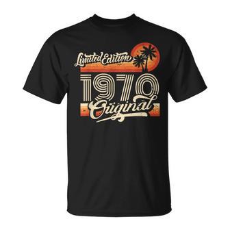 55Th Birthday Original Womenintage 1970 T-Shirt - Geschenkecke