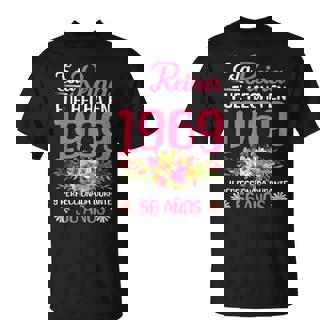 56 Años Regalo De Cumpleaños Hecha En 1969 56 Años Camiseta unisex - Regaloses