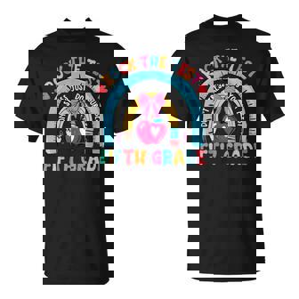 5Th Grade Teacher Rock The Test Day Fifth Grade Testing Day T-Shirt - Monsterry