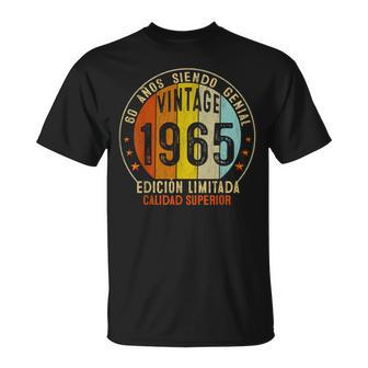 60 Cumpleaños 1965 60 Años Hombre Intage 1965 Camiseta unisex - Regaloses