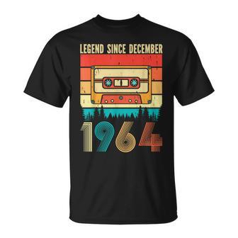 60 Years Old Legend Since December 1964 60Th Birthday T-Shirt - Geschenkecke