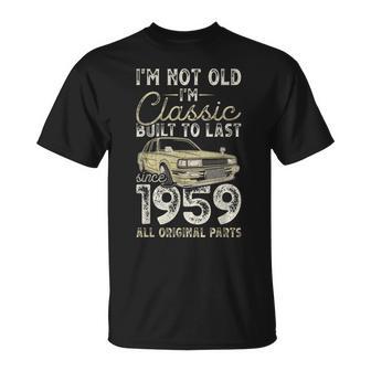 65Th Birthday Since 1959 Oldtimer 65 Years Old T-Shirt - Geschenkecke