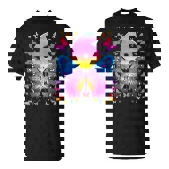 6To Cumpleaños Niña 6 Años Mariposa Número 6 Camiseta unisex - Regaloses
