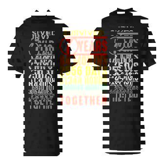 7 Year Anniversary Vintage 7th Wedding Marriage Couple T-Shirt - Monsterry