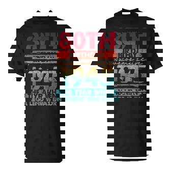 80 Year Old Vintage 1945 Limited Edition 80Th Birthday T-Shirt - Thegiftio UK