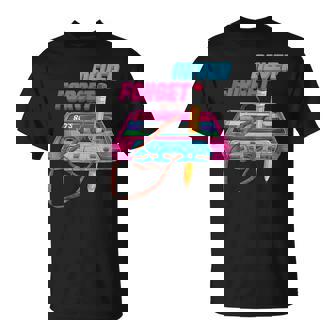 80S 90S Party Costume Never Forget Audio Cassette T-Shirt - Seseable