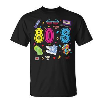 80S Theme Party 80S Costume I Love The 80S T-Shirt - Geschenkecke