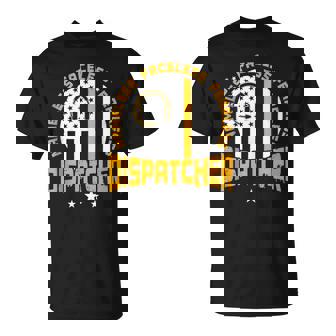 911 Dispatcher Nameless Faceless Fearless Thin Yellow Line Tank Top T-Shirt - Monsterry