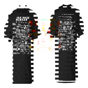 Abcs Of Black History Month Pride Live It Learn It Teacher T-Shirt - Thegiftio UK