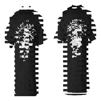 Abstract Jesus Christ Portrait Devout Christian Tank Top T-Shirt - Monsterry