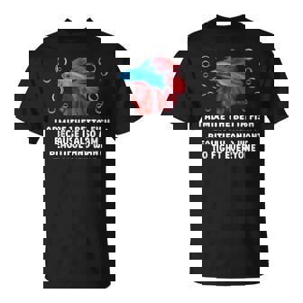 I Admire The Betta Fish Lover Betta Splendens T-Shirt - Monsterry