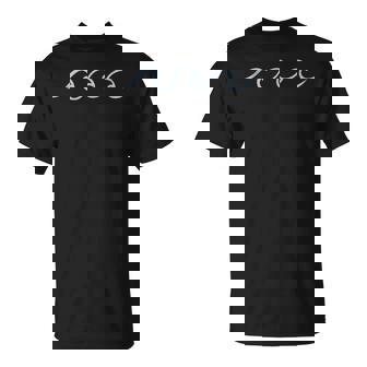 Aesthetically Pleasing One Line Art Wave Minimalist Surf Tank Top T-Shirt - Monsterry