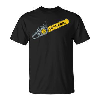 Afuera Milei Motosierra Libertario Ancap Libertad Libertad Camiseta unisex - Regaloses