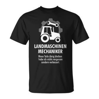 Agricultural Machinery Mechanic Tractor Farmer T-Shirt - Geschenkecke