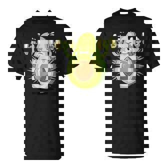 Aguacate Fuertemente Motivado Ejercicio Camiseta unisex - Regaloses