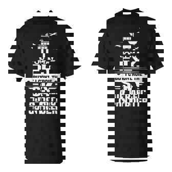 Air Traffic Controller Flight Controller T-Shirt - Monsterry