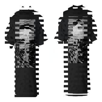 Alien Schrei Techno Goa Festival Party UFO Alien T-Shirt - Monsterry