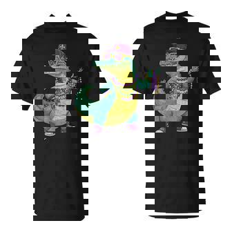 Aligator Crocodiles Mardi Gras Costume Mardi Gras T-Shirt | Mazezy