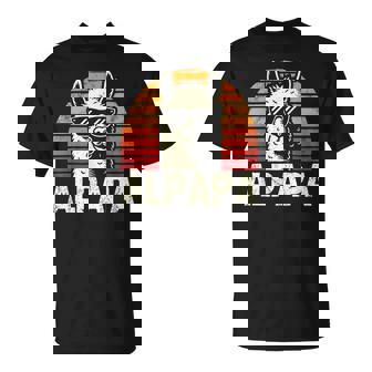 Alpapa Para Hombres Alpaca Dad Día Del Padre Amante De La Llama Camiseta unisex - Regaloses