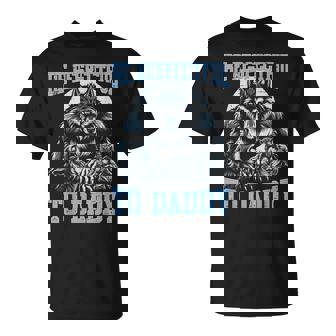 Alpha Wolf Be Respectful To Daddy Meme Cringe T-Shirt | Mazezy