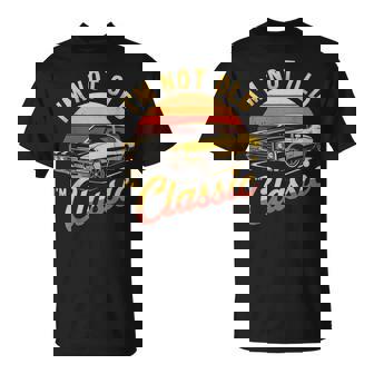 Amante De Coches Clásicos No Soyiejo Soy Entusiasta De Los Coches Clásicos Camiseta unisex - Regaloses