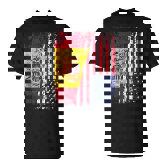 América España Bandera De La Amistad Usa Estados Unidos Sin Mangas Camiseta unisex - Regaloses