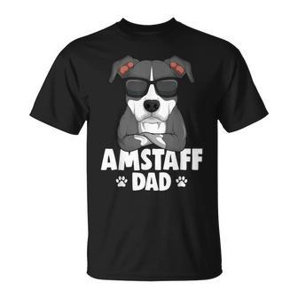 American Staffordshire Terrier Amstaff Papa Dog T-Shirt - Geschenkecke