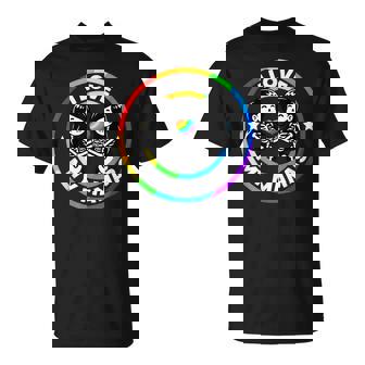 Amo A Mis Dos Mamás Lesbiana Mamá Lgbt Familia Lesbiana Embarazo Camiseta unisex - Regaloses