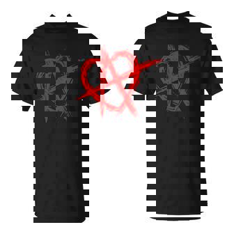 Anarchie Relationnelle Symbole Ra Cœur Poly Amour Libre T-Shirt - Cadeauxyz