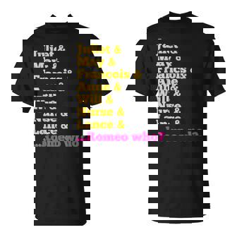 & Juliet Characters 'Romeo Who' Musical Theatre Musicals T-Shirt - Seseable