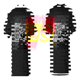 Angola España Bandera De La Amistad Angola Camiseta unisex - Regaloses