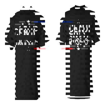 Anti Biden Impeach 46 8646 Clean Up On Aisle 46 Pro USA T-Shirt - Monsterry