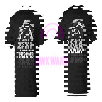 Asexual Panromantic Awkward Asexual Pride Bohemian Rainbow T-Shirt - Monsterry
