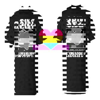 Asexual Panromantic Pride Flag Cute Ace Aesthetic Tank Top T-Shirt - Monsterry