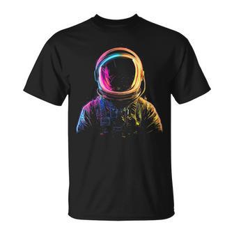 Astronaut Motif Illustration Astronaut T-Shirt - Geschenkecke