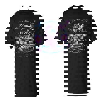 Astronauta Música Psicodélica Dj Psytrance Techno Edm Festival Camiseta unisex - Regaloses