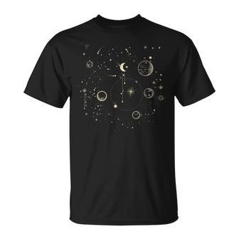 Astronomie Sterne Sonne Mond Planeten Astronaut Kosmonauten Geschenk T-Shirt - Geschenkecke