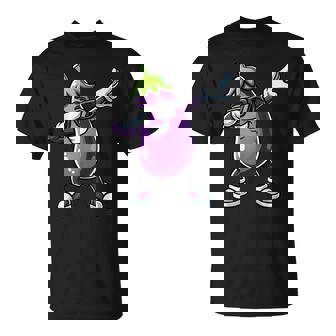 Aubergine Dabbing Cadeau Drôle De Légumes Avec Aubergine T-Shirt - Cadeauxyz