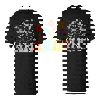 Aunt For Grandma Wildflower Floral Women T-Shirt - Monsterry