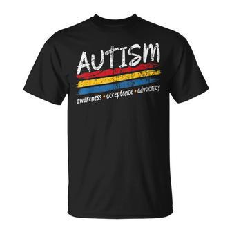 Autism Awareness Apparel – Support Acceptance & Advocacy T-Shirt - Monsterry