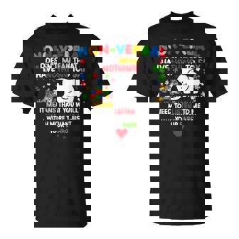 Autism Elephant Non-Verbal Doesn't Mean That I Have Nothing T-Shirt | Mazezy