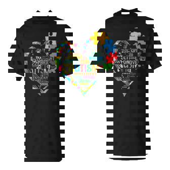 Autism Heart Autism Awareness T-Shirt - Monsterry