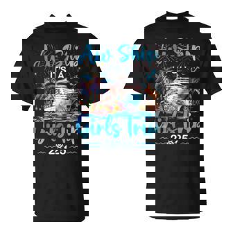 Aw Ship It's A Girls Trip 2025 Girl Cruise Vacation Trip T-Shirt - Thegiftio