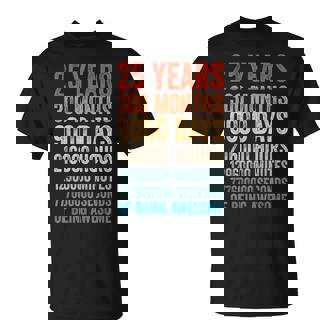 Awesome 25th Birthday Tee 25 Years Old Men Age 25 T-Shirt - Monsterry