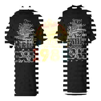 Awesome Since April 1985 40 Year Old 40Th Birthday Women T-Shirt - Thegiftio UK