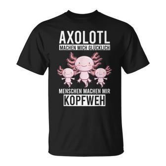 Axolotl Aquaristik Axolotlbreeder T-Shirt - Geschenkecke