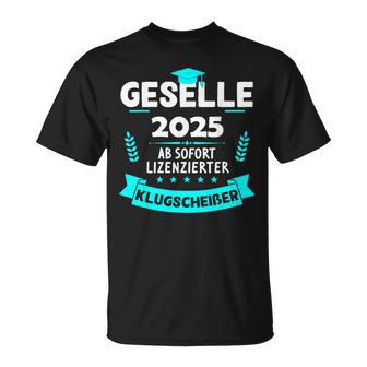 Azubi Prüfung Bestanden Gesellenprüfung Geselle 2025 T-Shirt - Geschenkecke