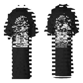 Backside Of Water Cruise Through The Jungle Theme Park Ride T-Shirt - Thegiftio